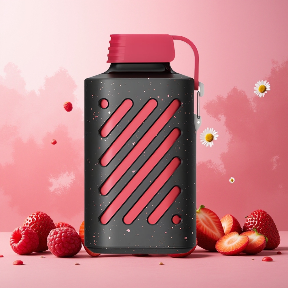 VOZOL GEAR 10000 Norge Engros Vape til engangsbruk – Jordbær og Bringebær – 10000 Puff, 30 Smaker, VAMT Mesh Coil, 20 ml E-liquid Kapasitet