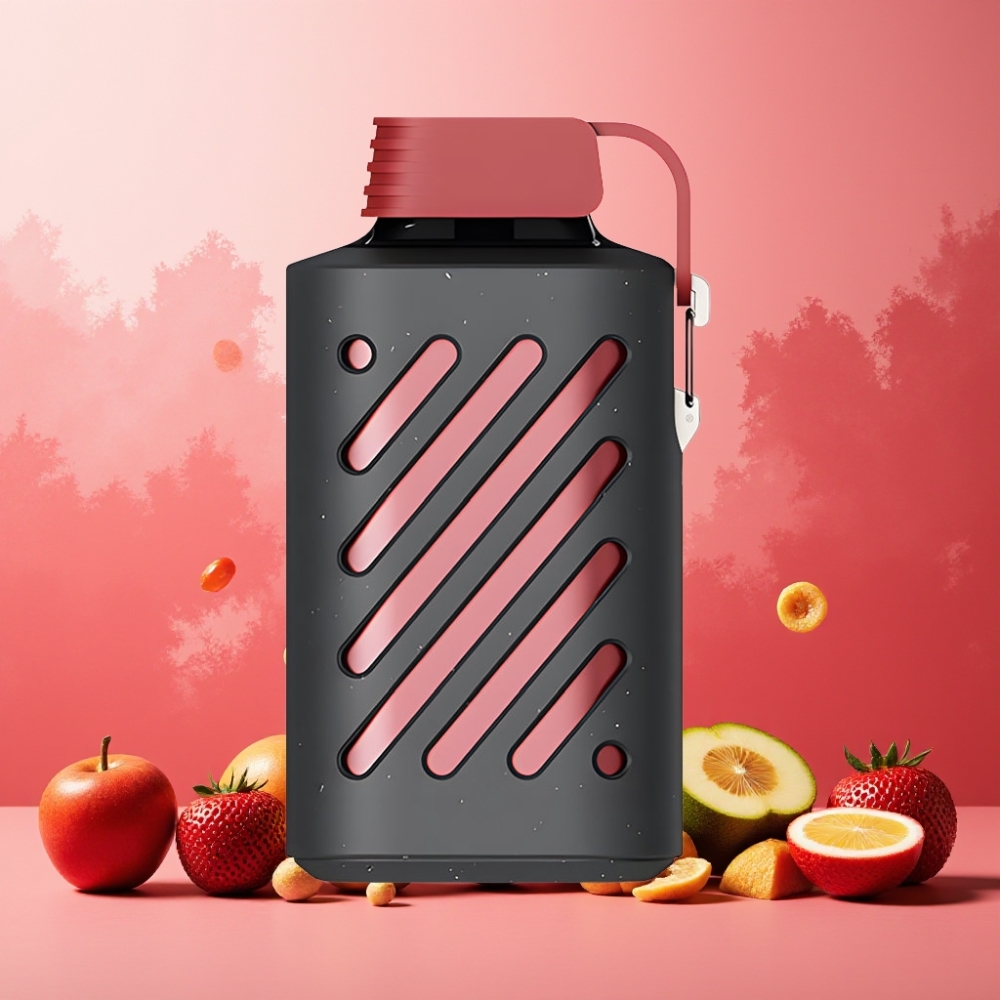 VOZOL GEAR 10000 Norge Engros Vape til engangsbruk Rød Mojito – 10000 Puffs, 30 Smaker, VAMT Mesh Coil, 20 ml E-liquid Kapasitet