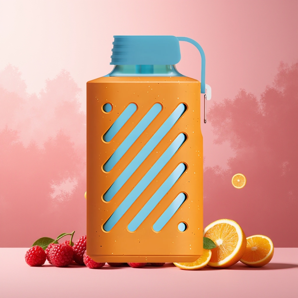 VOZOL GEAR 10000 Vape til engangsbruk Norge Engros – 10000 Puff, Bringebær & Mandarin, VAMT Mesh Coil, 20 ml E-liquid, 500mAh Batteri