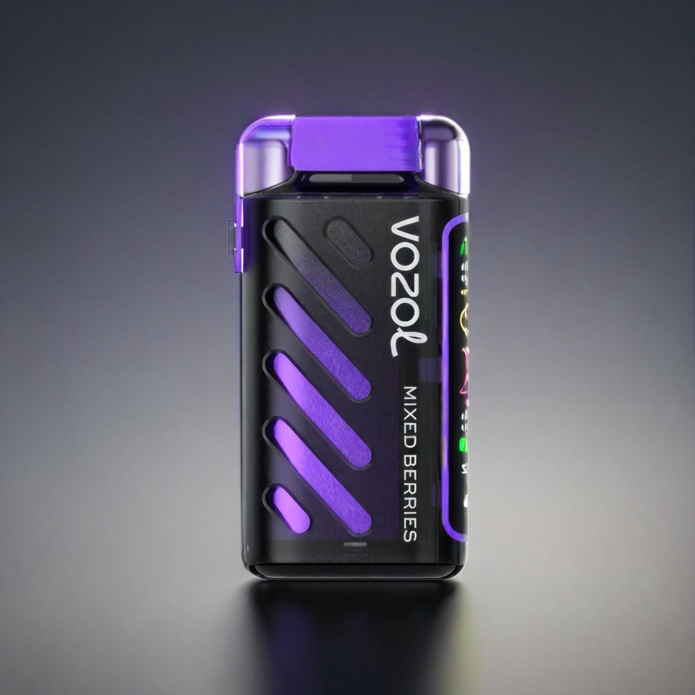 VOZOL Gear Power 20000 Puffs Norge Engros – Blandede Bær – S.i.L.C. Tech, Dual Mesh Coil, Full Skjerm, 20mL, 5% Nikotin