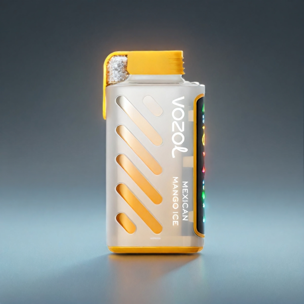 VOZOL Gear Power 20000 Puffs Norge Engros – Dual Mesh Coil, Full Screen Display, 20mL E-Liquid – Mexikansk Mango Is 5% (50mg)
