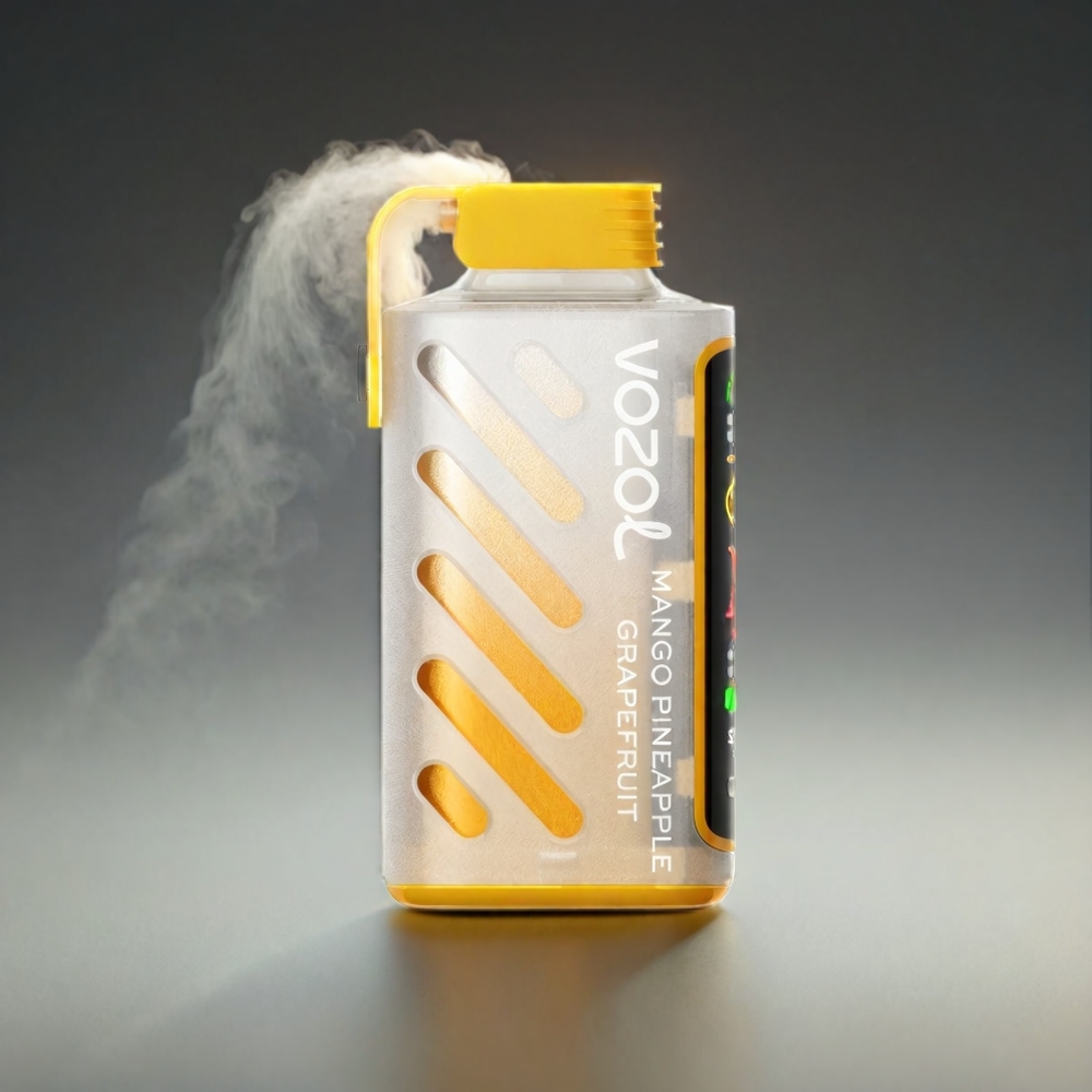 VOZOL Gear Power 20000 Puffs Norge Engros – Mango Ananas Grapefrukt med S.i.L.C. Tech, Dual Mesh Coil, Full Screen Display, 20mL, 5%(50mg)