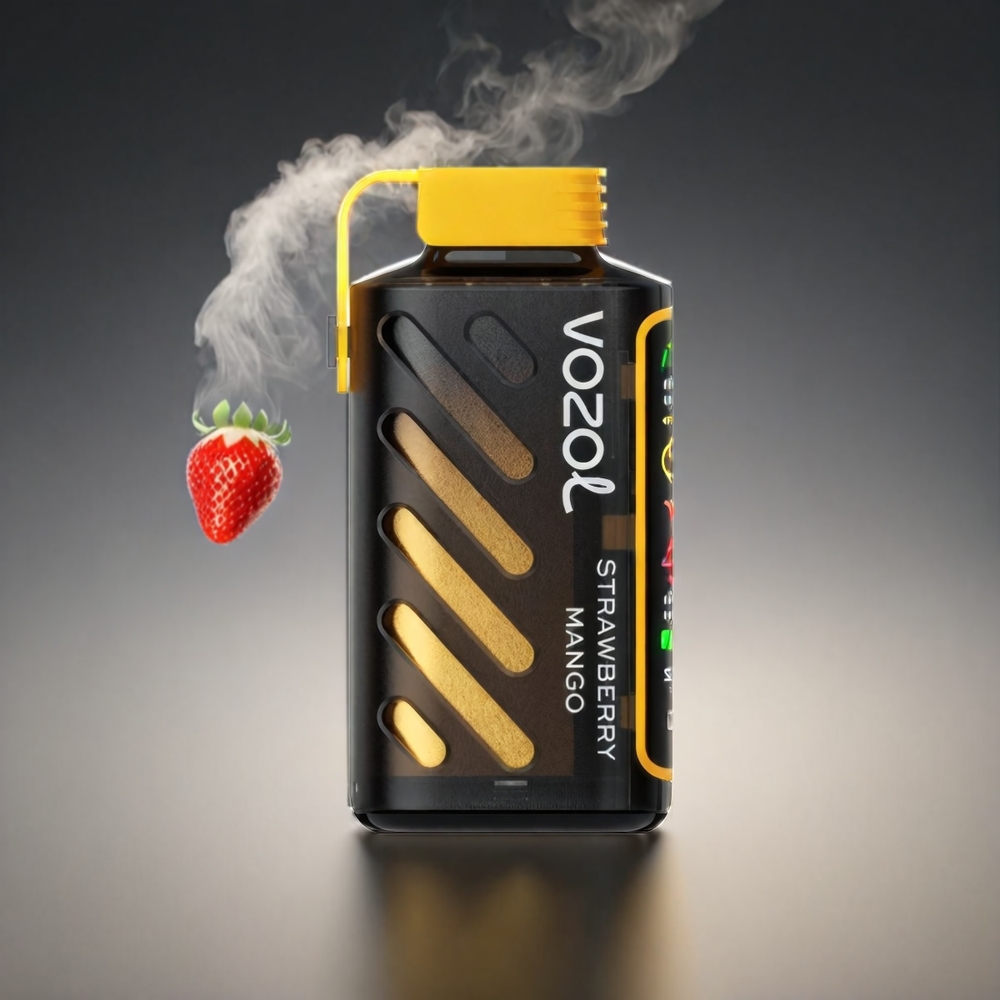 VOZOL Gear Power Norge engros 20000 Puffs Full Screen Display Dual Mesh Coil Jordbær Mango