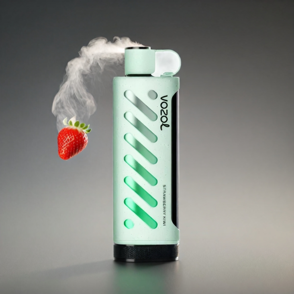 VOZOL Gear Shisha 25000 Puffs Norge Engros – Jordbær Kiwi – Dual Mesh Modus, S.i.L.C Tech, 1000mAh Batteri, 3mg/ml & 5mg/ml Nikotin