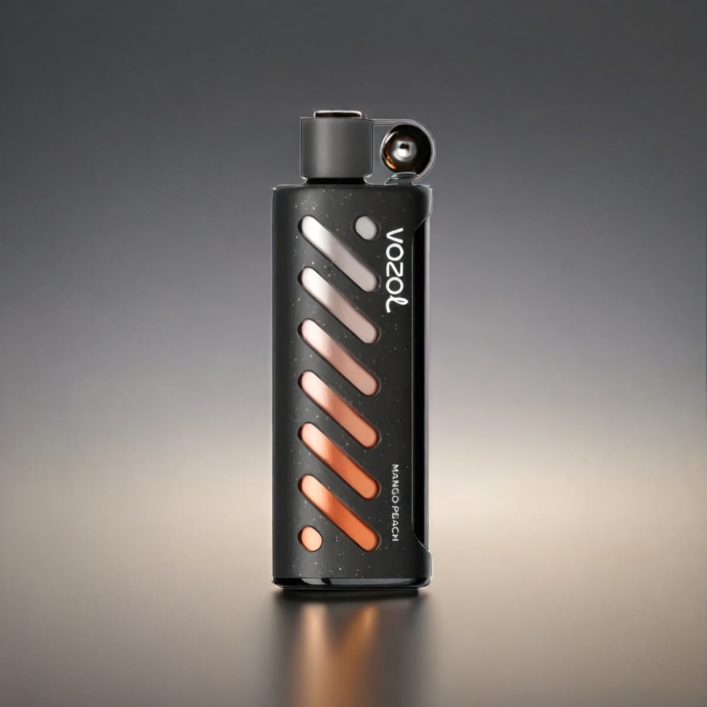 VOZOL Gear Shisha 25000 Puffs Norge Engros - Mangorskjell og Fersken, 30 Smaker, Dual Mesh Dual Modes, 1000mAh Batteri