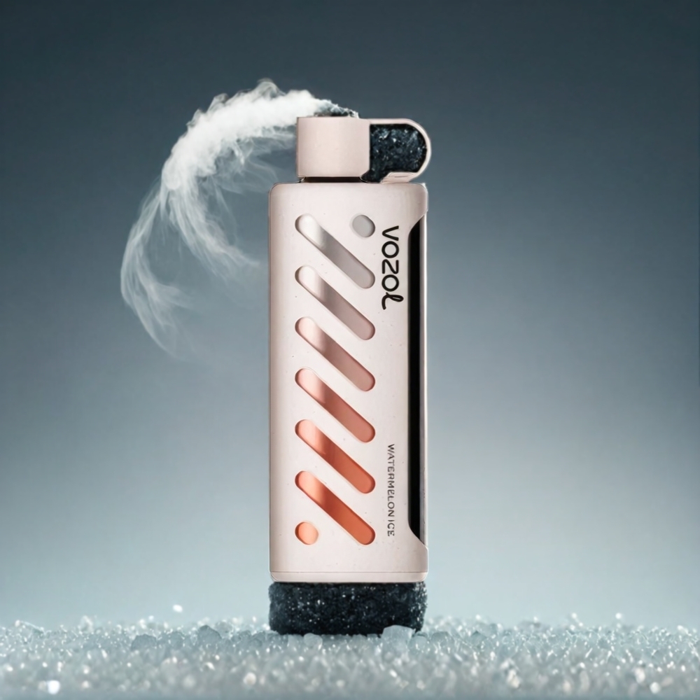 VOZOL Gear Shisha Norge Engros 25000 Puffs Vannmelon Is med S.i.L.C Tech og 1000mAh Batteri