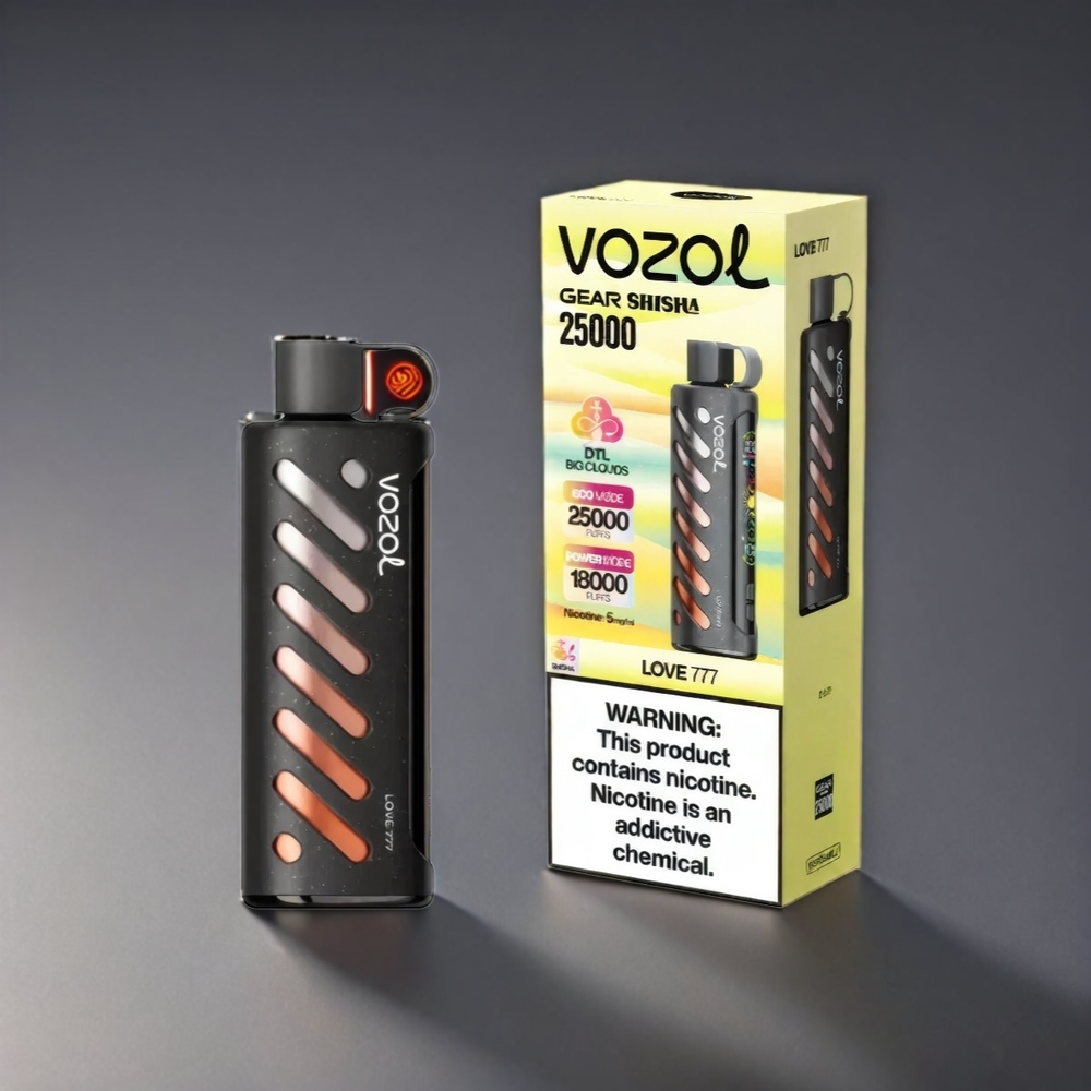VOZOL Gear Shisha Norge engros - 25000 Puffs, 30 Deilige Smaker, Dual Mesh Dual Modes, 1000mAh Batteri