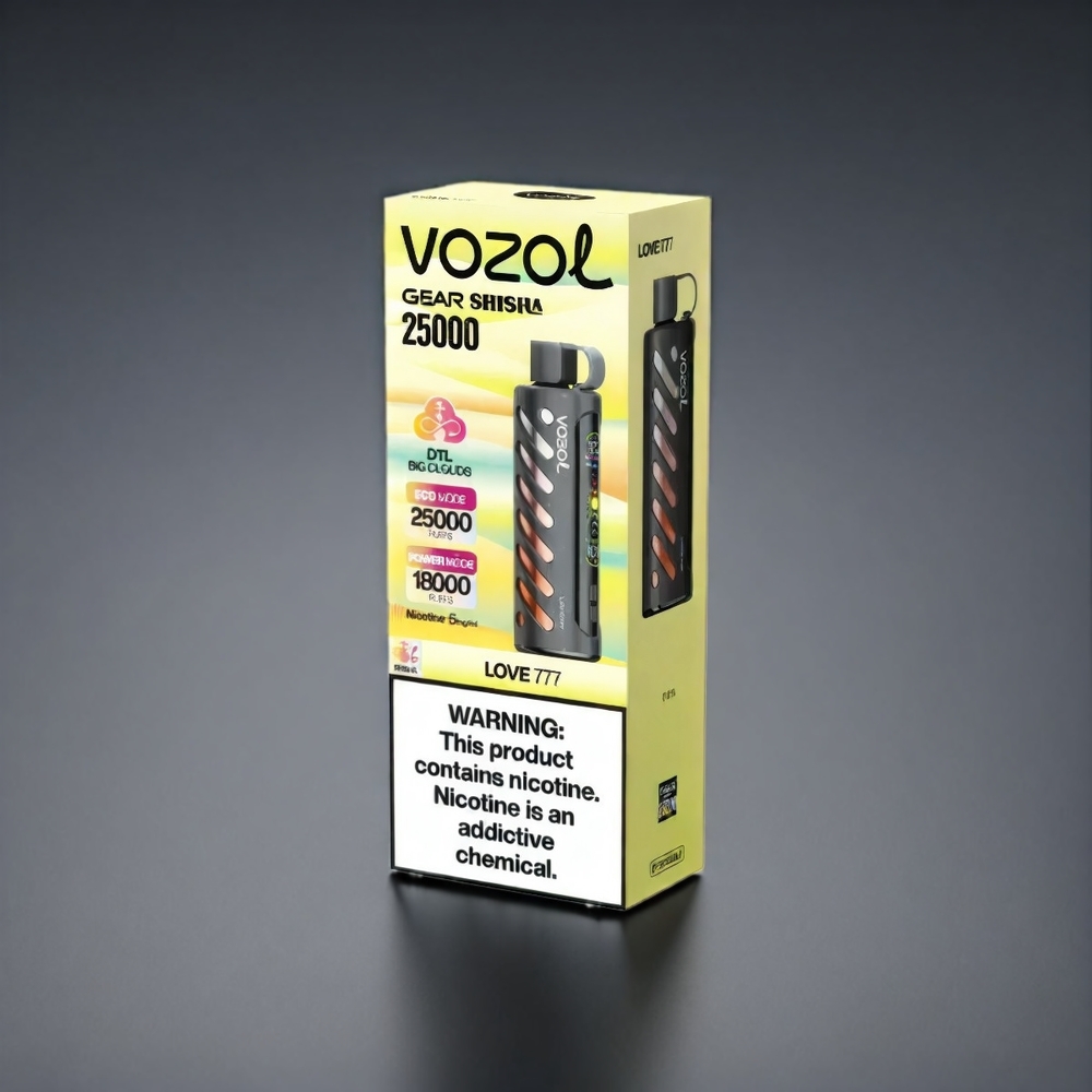 VOZOL Gear Shisha Norge engros - 25000 Puffs, 30 Deilige Smaker, Dual Mesh Dual Modes, 1000mAh Batteri