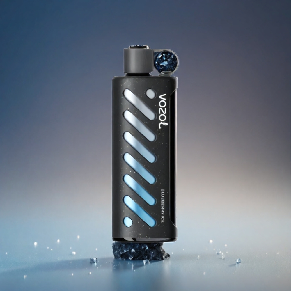 VOZOL Gear Shisha Norge engros 25000 Puffs Blåbær Is med S.i.L.C Tech og 1000mAh batteri