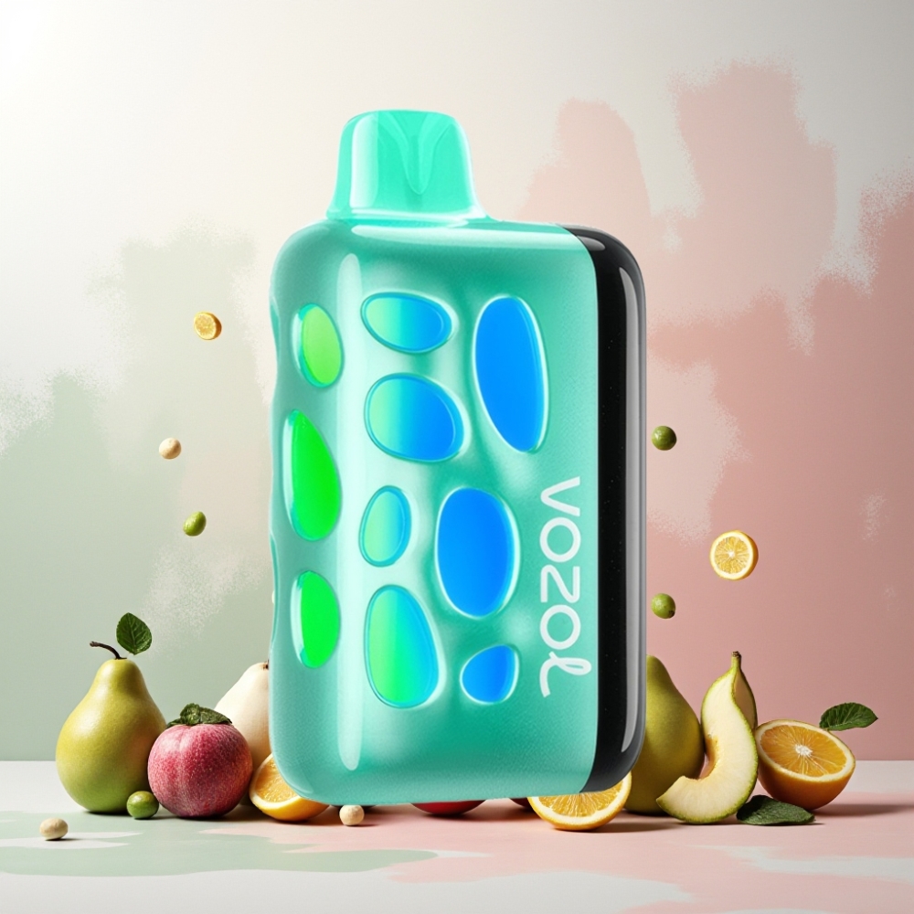VOZOL RAVE 40000 Norge Engros Vape til engangsbruk Kjølig Mynte – 270° Glødende Design, Beat-Synced Party Mode, 1000mAh Batteri