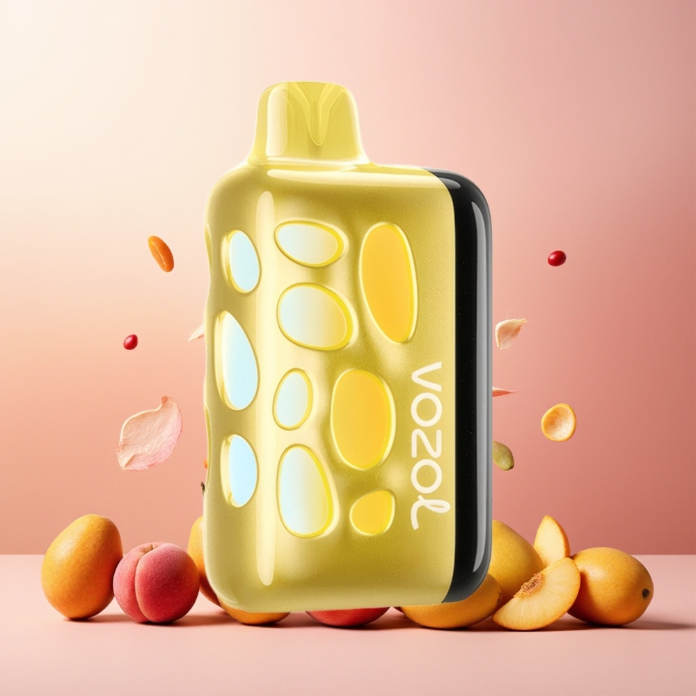 VOZOL RAVE 40000 Norge Engros Vape til engangsbruk Mango Peach – 270° Vibrant Glow Design, 1000mAh Batteri, 20/50mg/ml Nikotin