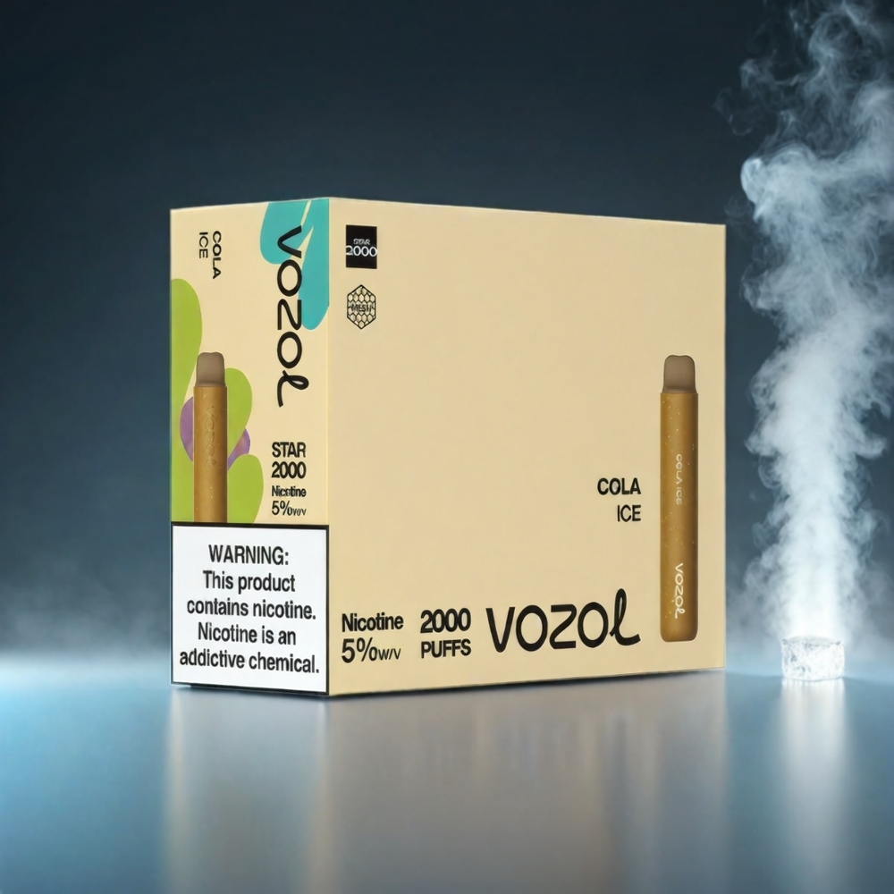 VOZOL Star 20000 Puffs Norge Engros – Dual Mesh, 2.2\" HD-speilskjerm, 650mAh, Cola Is