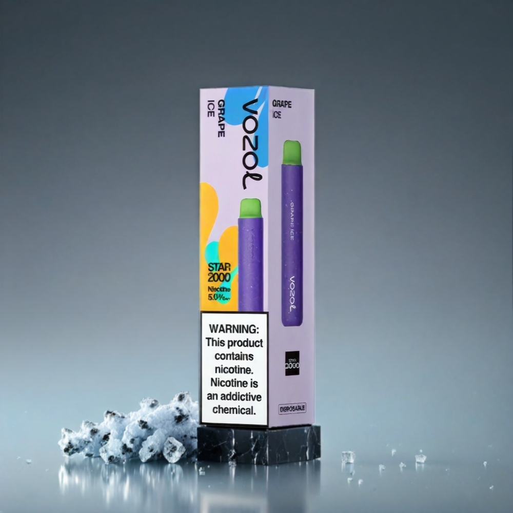 VOZOL Star 20000 Puffs Norge Engros Vape Drupeis med 2.2\" HD Speilskjerm, Dual Mesh, 650mAh Batteri
