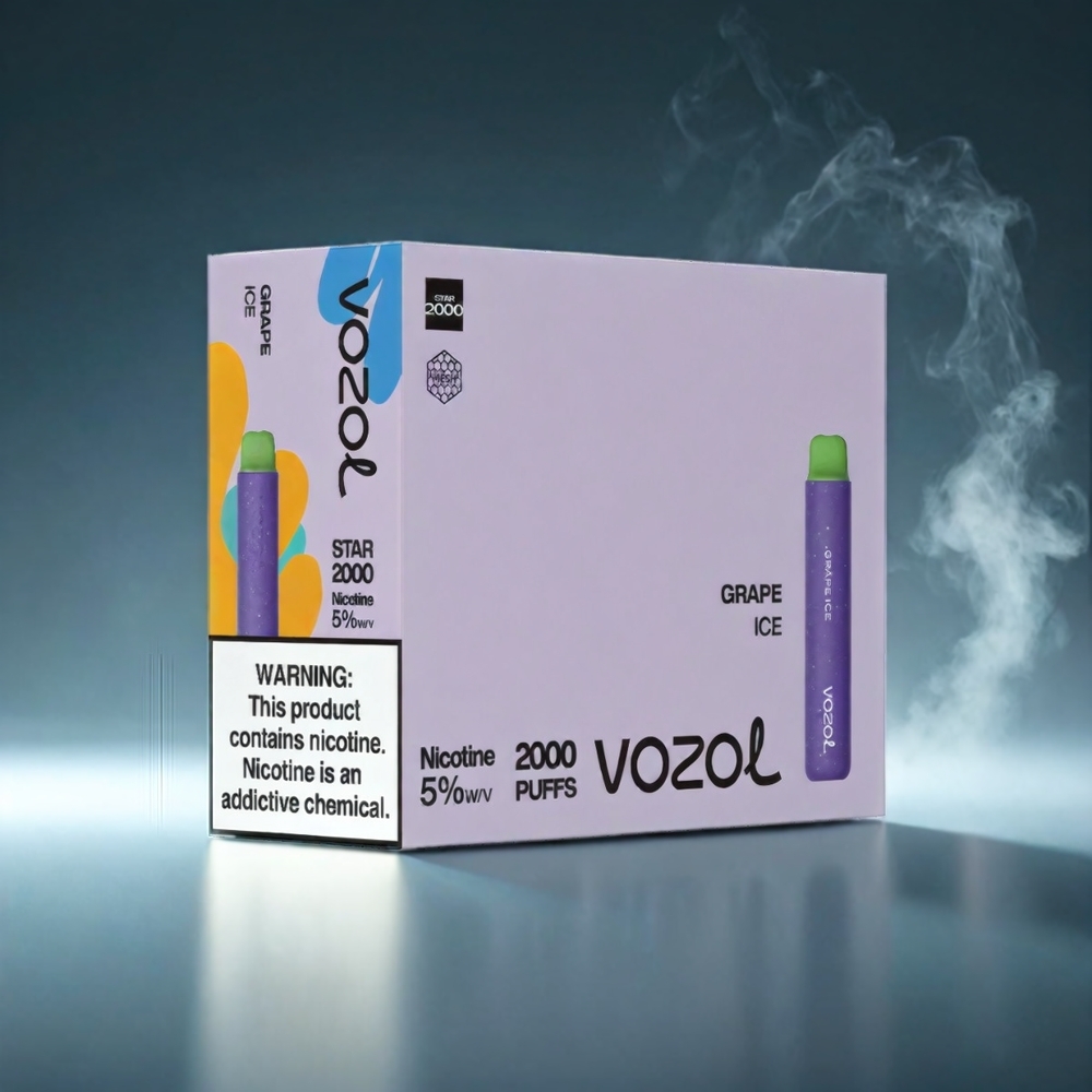 VOZOL Star 20000 Puffs Norge Engros Vape Drupeis med 2.2\" HD Speilskjerm, Dual Mesh, 650mAh Batteri