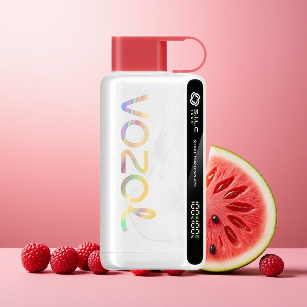 VOZOL STAR 9000/12000 Norge Engros – 650mAh Batteri, 30% Raskere Lading, Bringebær Vannmelon, Opptil 9000/12000 Puffs, Resirkulert Plast