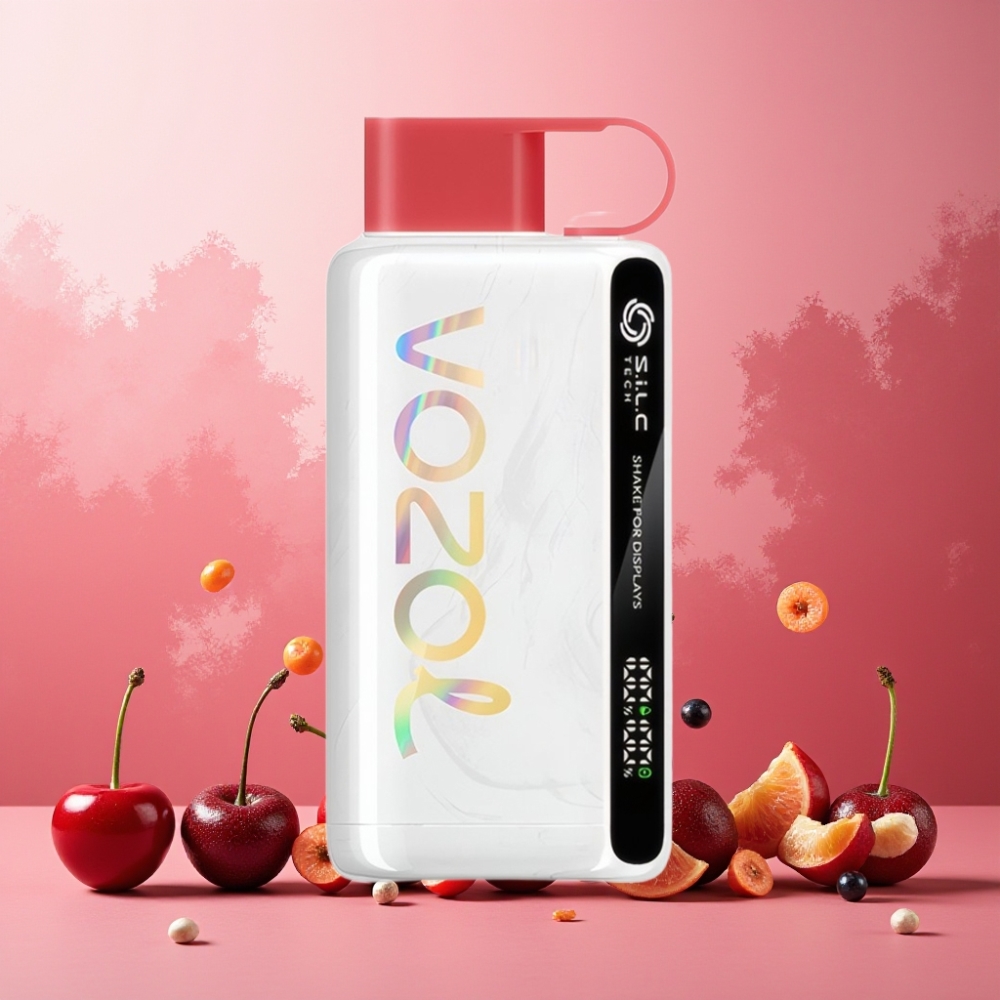 VOZOL STAR 9000/12000 Norge Engros Vape til engangsbruk Kirsebær Cola – 650mAh, 0/20/50mg/ml Nikotin, 30% Raskere Lading, S.i.L.C TECH, Opptil 9000/12000 Puffs