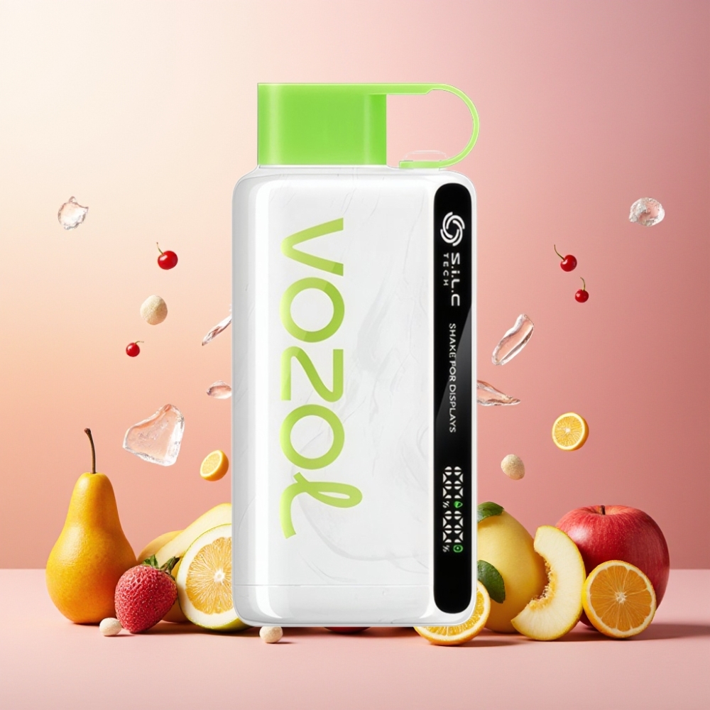 VOZOL STAR 9000/12000 Norge Engros Vape til engangsbruk Sursøt Eple Is med 9000/12000 Puffs, 650mAh Batteri, 30% Raskere Ladning og Resirkulert Plast