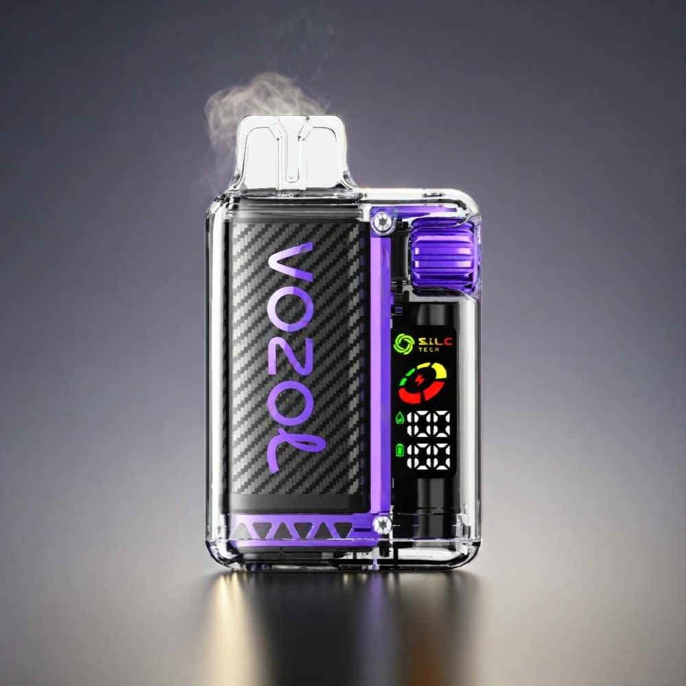 VOZOL Vista 20000 Puffs Norge Engros Med 6W Justering, OLED Skjerm og 650mAh Batteri – Jordbær Mango