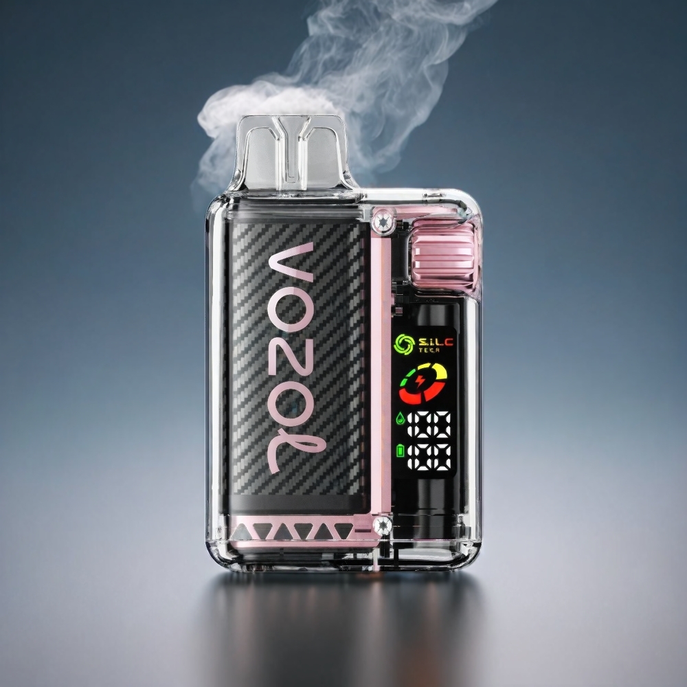 VOZOL Vista 20000 Puffs Norge Engros med 2% Nikotin, 650mAh Battery, OLED Skjerm og Fersken Is