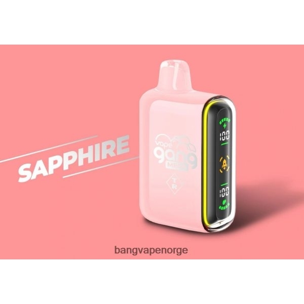 Bang Vape Nikotin - Vape Gang MEGA 20 000 puffs engangsvape (eske med 5) 2B260F59 safir